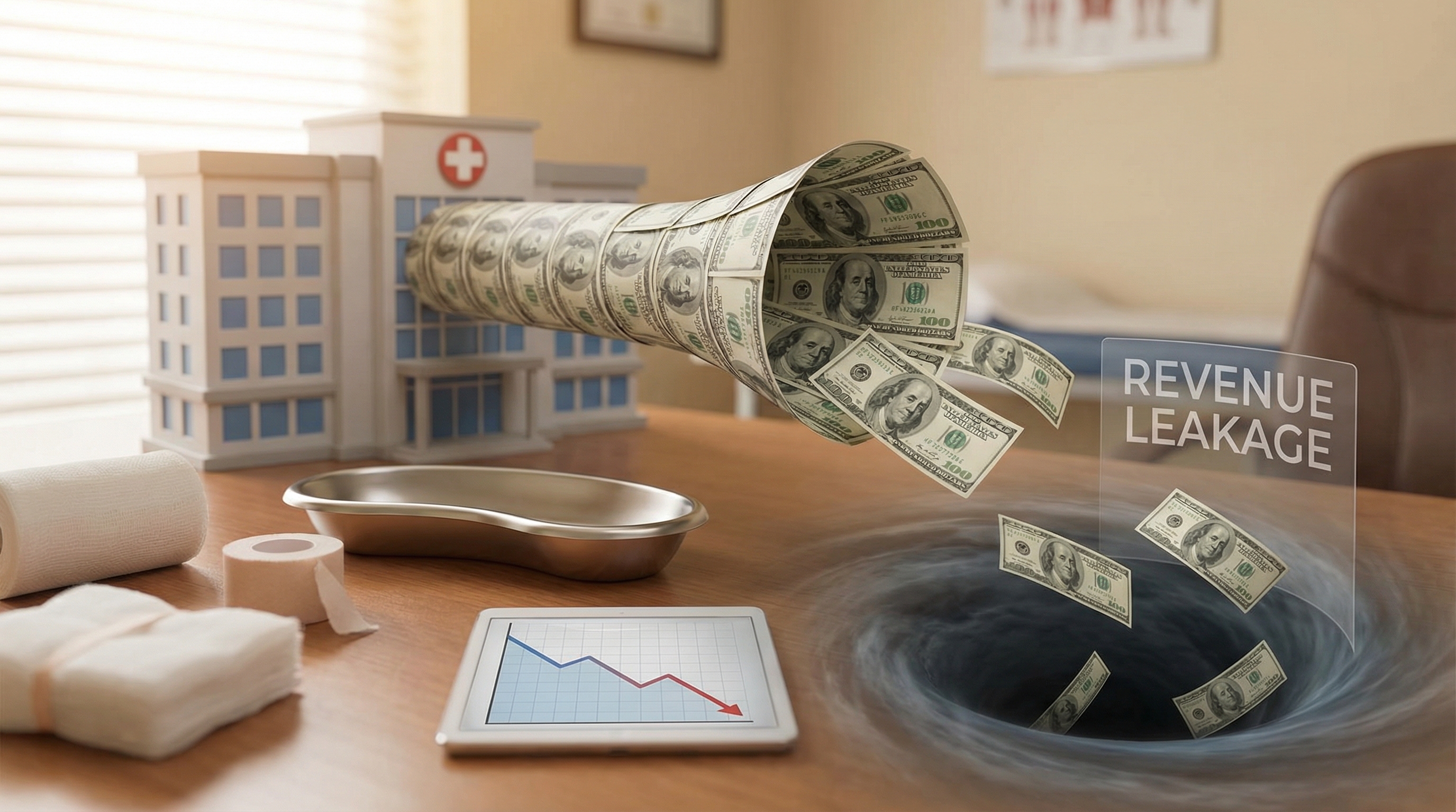 Revenue lost on wound care referrals
